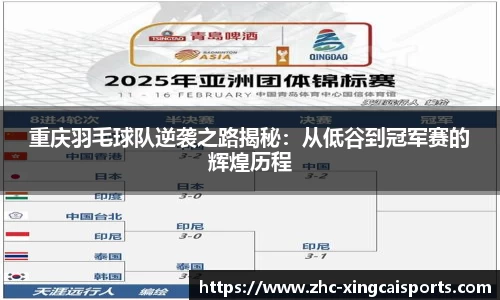 重庆羽毛球队逆袭之路揭秘：从低谷到冠军赛的辉煌历程
